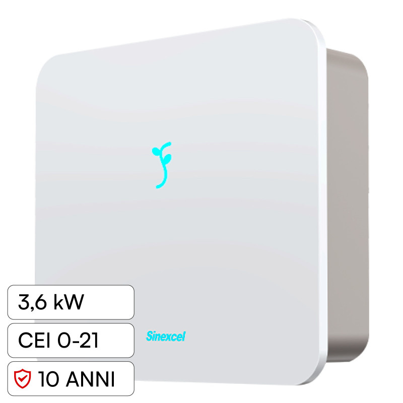 V-Tac Inverter Monofase Ibrido On-Grid / Off-Grid 3,6kW IP65