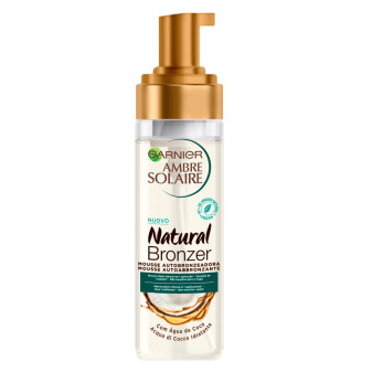 Mousse Autoabbronzante Natural Bronzer Garnier Ambre Solaire