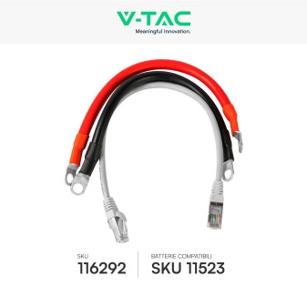 Cavi per Collegamento in Parallelo di Batterie V-Tac