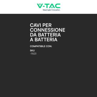 Cavi per Collegamento in Parallelo di Batterie V-Tac