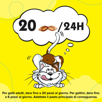 Snack al Manzo per Gatti - Confezione 60g Catisfactions