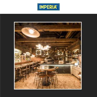 Imperia Lampadina Goccia A60 Filament Vetro Bianca 15W