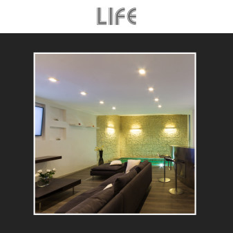 Life Faretto LED PAR16 GU10 4W SMD in Vetro per Alte Temperature