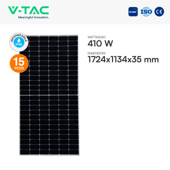 Kit 15 Pannelli Solari 410W + Inverter Monofase 6kW + Quadro DC/AC