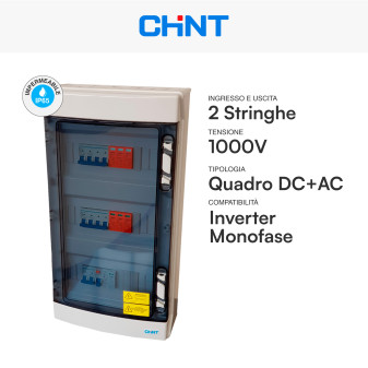 Kit 15 Pannelli Solari 410W + Inverter Monofase 6kW + Quadro DC/AC
