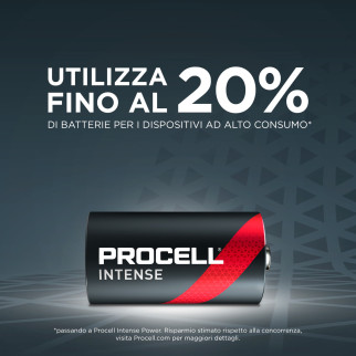 Procell Intense Pile Mezza Torcia C Professionali 10 Batterie