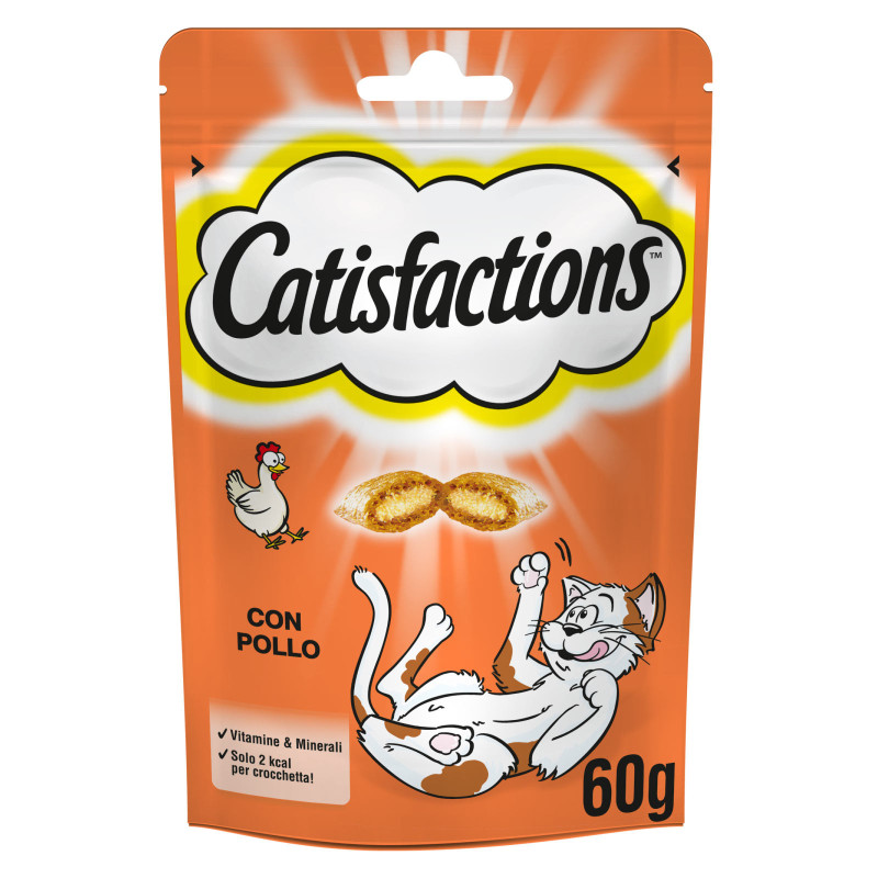 Snack al Pollo per Gatti Catisfactions - Confezione 60g