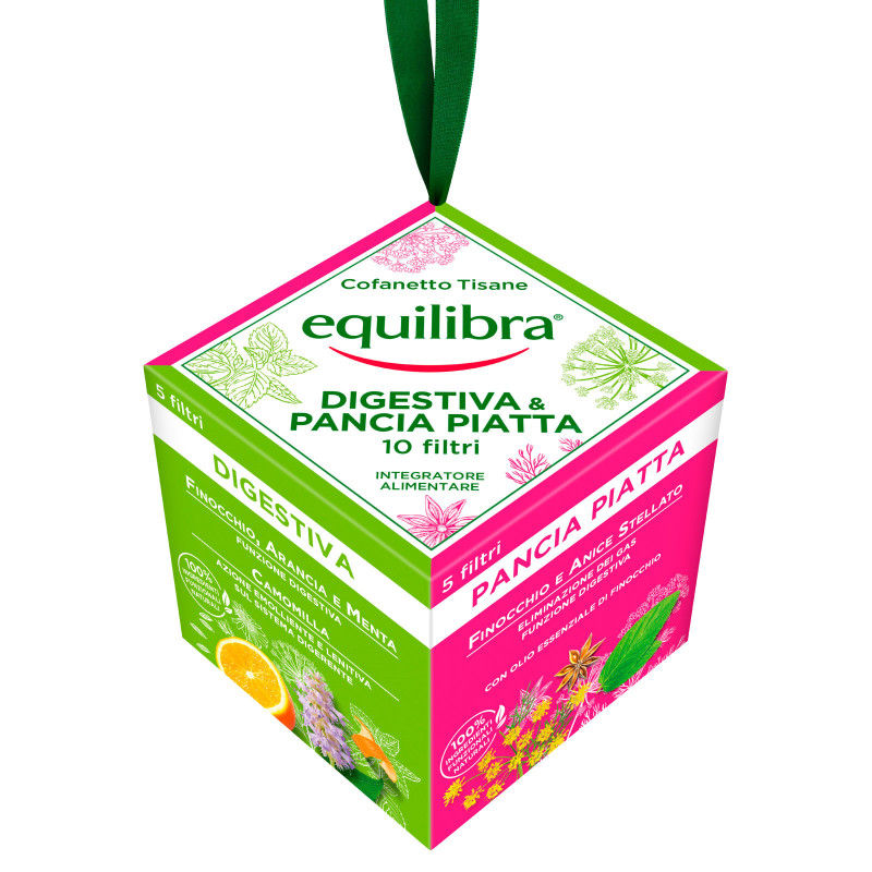 Equilibra Cofanetto Tisane Digestiva & Pancia Piatta