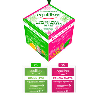 Equilibra Cofanetto Tisane Digestiva & Pancia Piatta