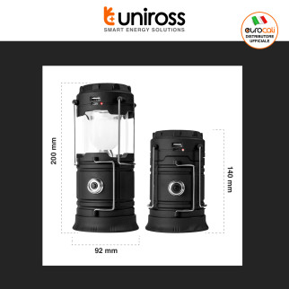 Uniross Torcia Ricaricabile Rechargeable Lantern Mod ULSA05