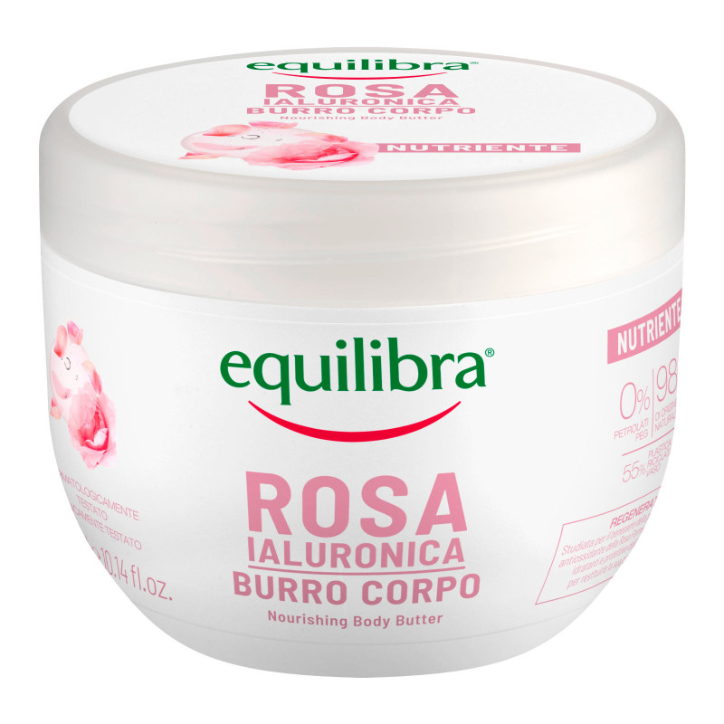Equilibra Rosa Ialuronica Burro Corpo Idratante Nutriente