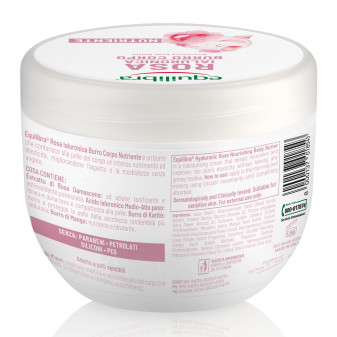 Equilibra Rosa Ialuronica Burro Corpo Idratante Nutriente