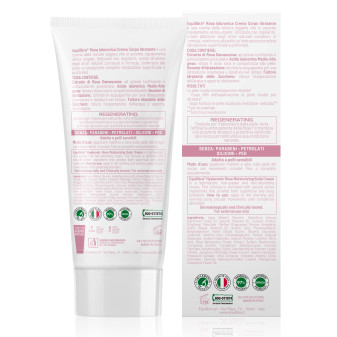 Equilibra Rosa Ialuronica Crema Corpo Rigenerante Idratante 48h