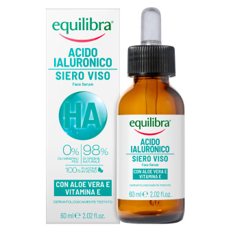 Equilibra Siero Viso Acido Ialuronico Aloe Vera Vitamina E