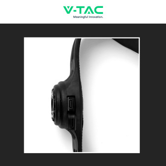 V-Tac Torcia Frontale LED SMD COB 3W + 5W Ricaricabile IP43