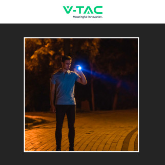 V-Tac Torcia LED SMD 10W Ricaricabile Dimmerabile IP54