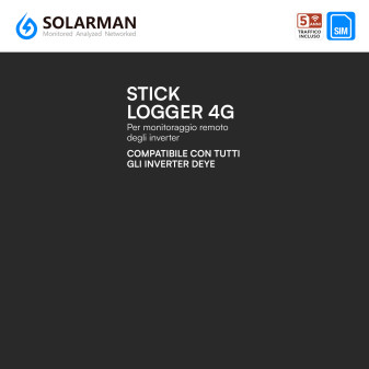 Solarman Stick Logger 4G Inverter Deye Sim Inclusa LS4G-3