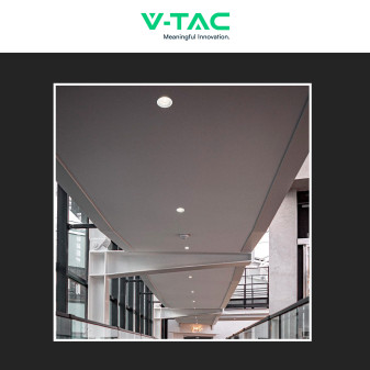 V-Tac Faretto LED COB 12W Incasso Rotondo CCT Bianco