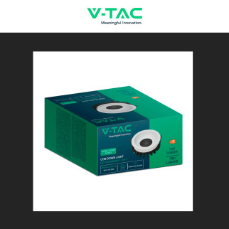 V-Tac Faretto LED COB 12W Incasso Rotondo CCT Bianco