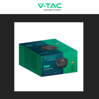 V-Tac Faretto LED COB 12W Incasso Rotondo CCT Nero