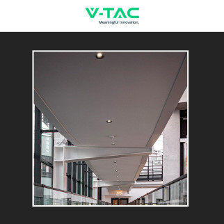 V-Tac Faretto LED COB 18W Incasso Rotondo CCT Nero