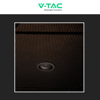 V-Tac Faretto LED COB 18W Incasso Rotondo CCT Nero