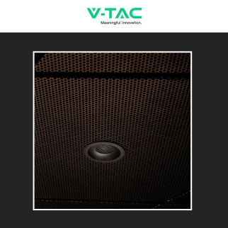 V-Tac Faretto LED COB 18W Incasso Rotondo CCT Nero