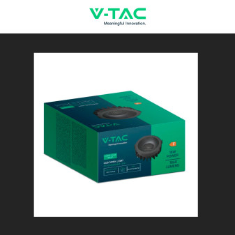 V-Tac Faretto LED COB 18W Incasso Rotondo CCT Nero
