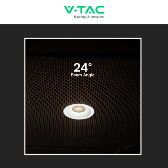 V-Tac Faretto LED COB 18W Incasso Rotondo CCT Bianco