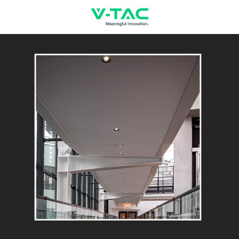 V-Tac Faretto LED COB 24W Incasso Rotondo CCT Nero