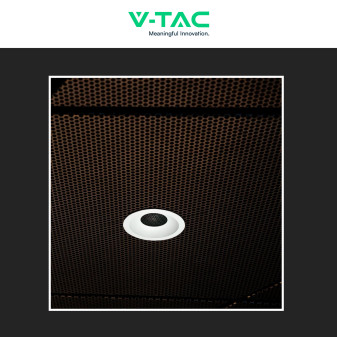 V-Tac Faretto LED COB 24W Incasso Rotondo CCT Bianco