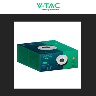 V-Tac Faretto LED COB 24W Incasso Rotondo CCT Bianco