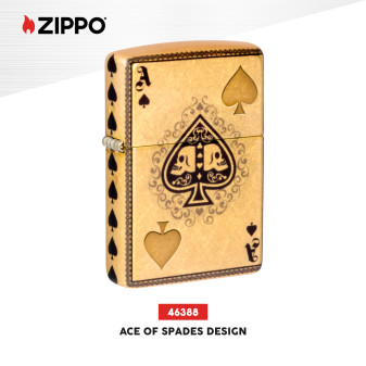 Accendino Zippo mod. 46388 Ace of Spades Design