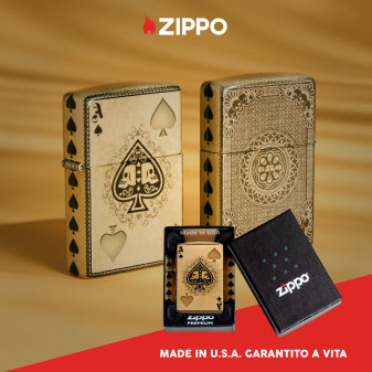 Accendino Zippo mod. 46388 Ace of Spades Design