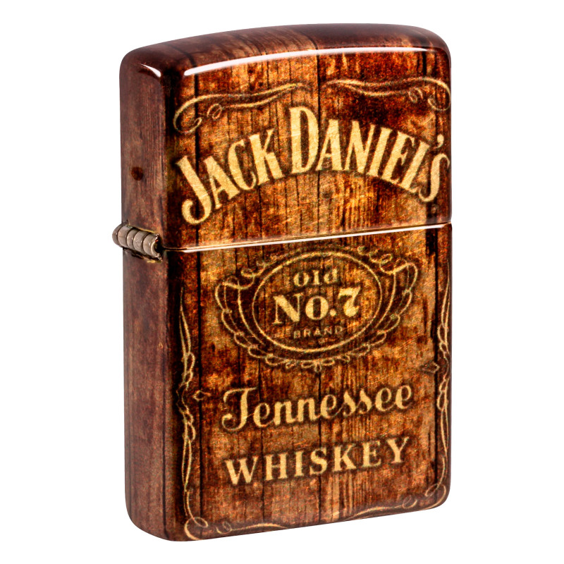 Accendino Zippo 46278 Jack Daniel's Antivento Ricaricabile