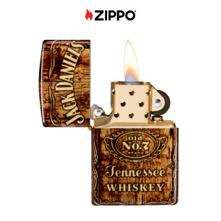 Accendino Zippo 46278 Jack Daniel's Antivento Ricaricabile