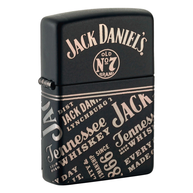 Accendino Zippo 46279 Jack Daniel's Antivento Ricaricabile