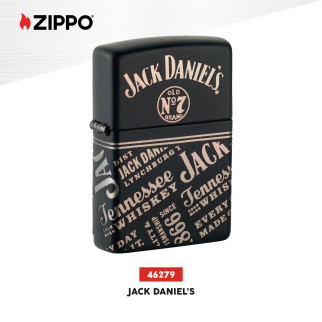 Accendino Zippo 46279 Jack Daniel's Antivento Ricaricabile