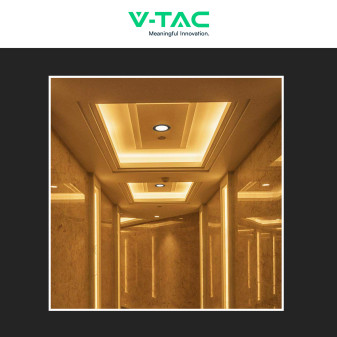 V-Tac Faretto LED COB 20W Incasso Rotondo Orientabile CCT