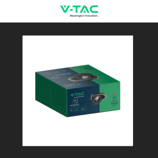 V-Tac Faretto LED COB 20W Incasso Rotondo Orientabile CCT