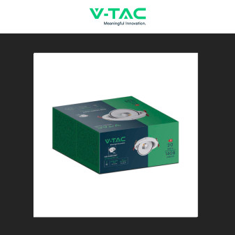 V-Tac Faretto LED COB 20W Incasso Rotondo Orientabile CCT