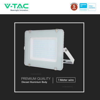 VT-200 Faro LED SMD 200W IP65 Chip Samsung Bianco V-Tac