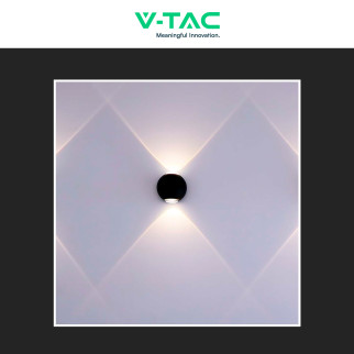 V-Tac VT-2502 Applique LED 2W COB IP54 Doppio Fascio Luminoso