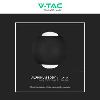 V-Tac VT-2502 Applique LED 2W COB IP54 Doppio Fascio Luminoso