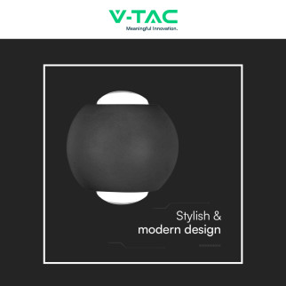 V-Tac VT-2502 Applique LED 2W COB IP54 Doppio Fascio Luminoso