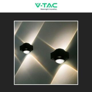 V-Tac VT-2503 Applique LED 2W COB IP54 Doppio Fascio Luminoso