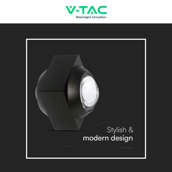 V-Tac VT-2503 Applique LED 2W COB IP54 Doppio Fascio Luminoso