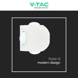 V-Tac VT-2544 Applique LED 4W COB IP54 con 4 Fasci Luminosi