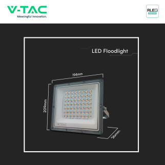 V-Tac VT-44050CCT Faro LED 50W SMD IP65 Led Sostituibili