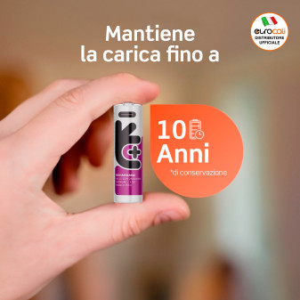 Uniross 1500 Series Pile Ricaricabili Stilo AA HR6 Ioni di Litio